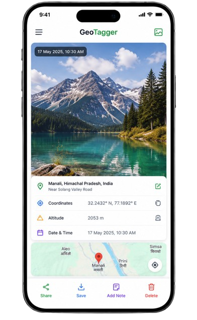 Geo Tagger mobile app
